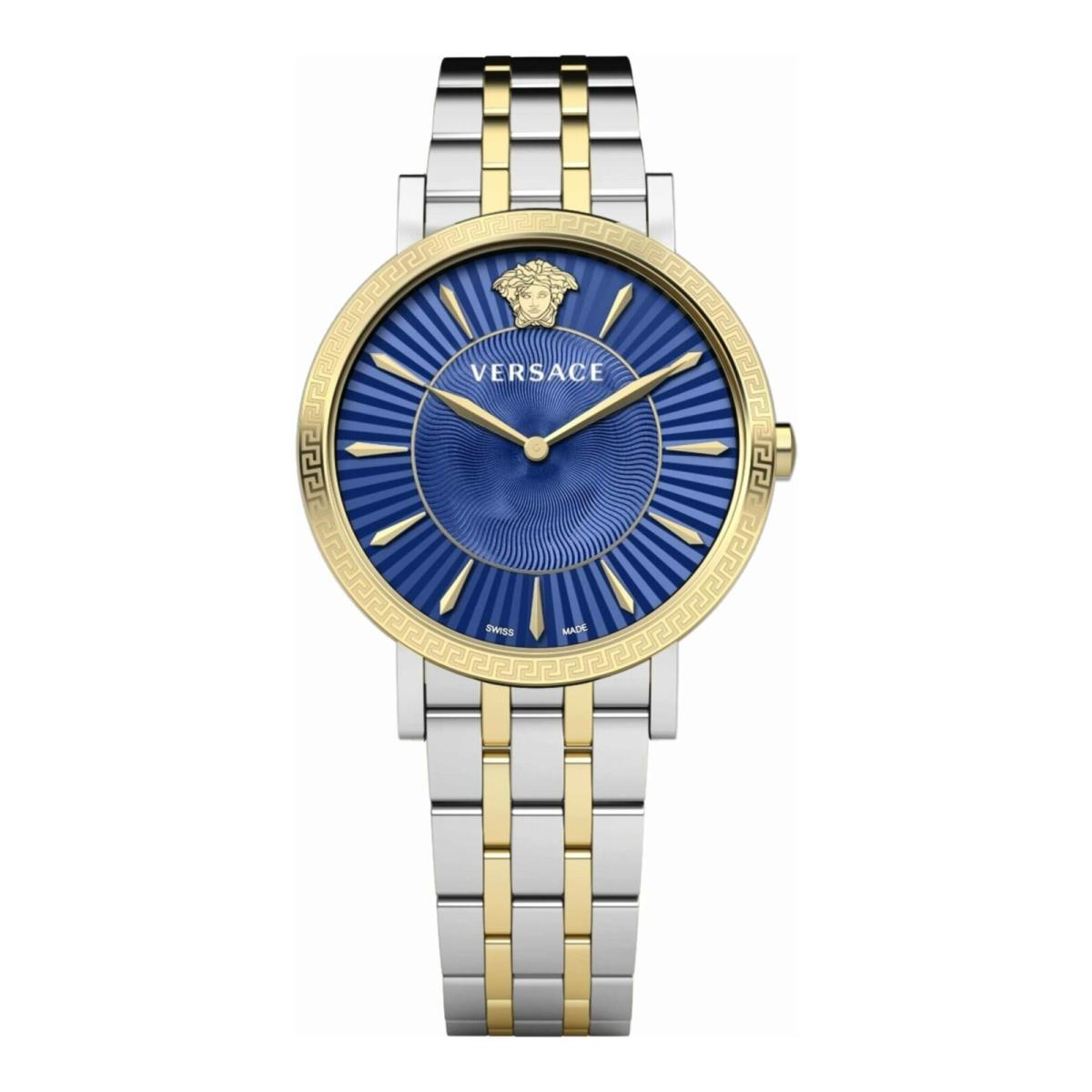 Versace Womens Two Tone 38mm Bracelet Fashion Watch