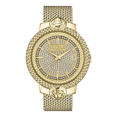 Versus Versace Womens Gold 38mm Bracelet Fashion Watch