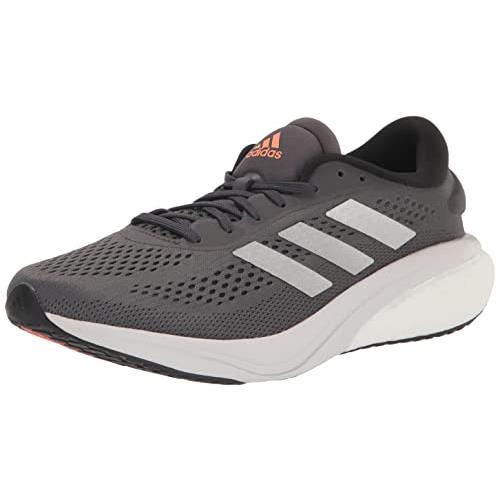 Adidas Men`s Supernova 2 Shoes Running Grey/Silver Metallic/Beam Orange