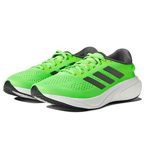 Adidas Men`s Supernova 2 Shoes Running Solar Green/Night Metallic/Grey