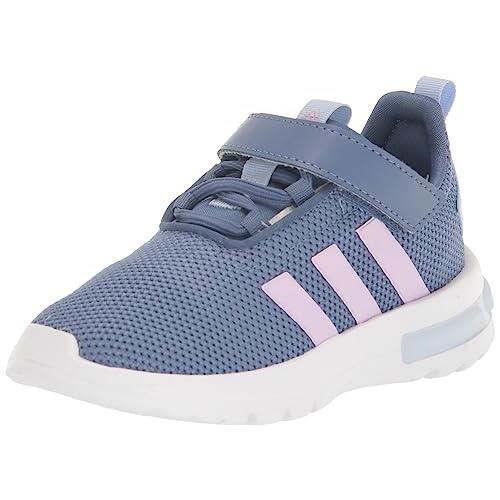 Adidas Unisex-child Racer Tr23 Shoes Sneaker Crew Blue/Bliss Lilac/Blue Dawn