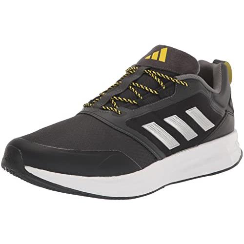 Adidas Men`s Duramo Protect Running Shoe Carbon/Matte Silver/Beam Yellow