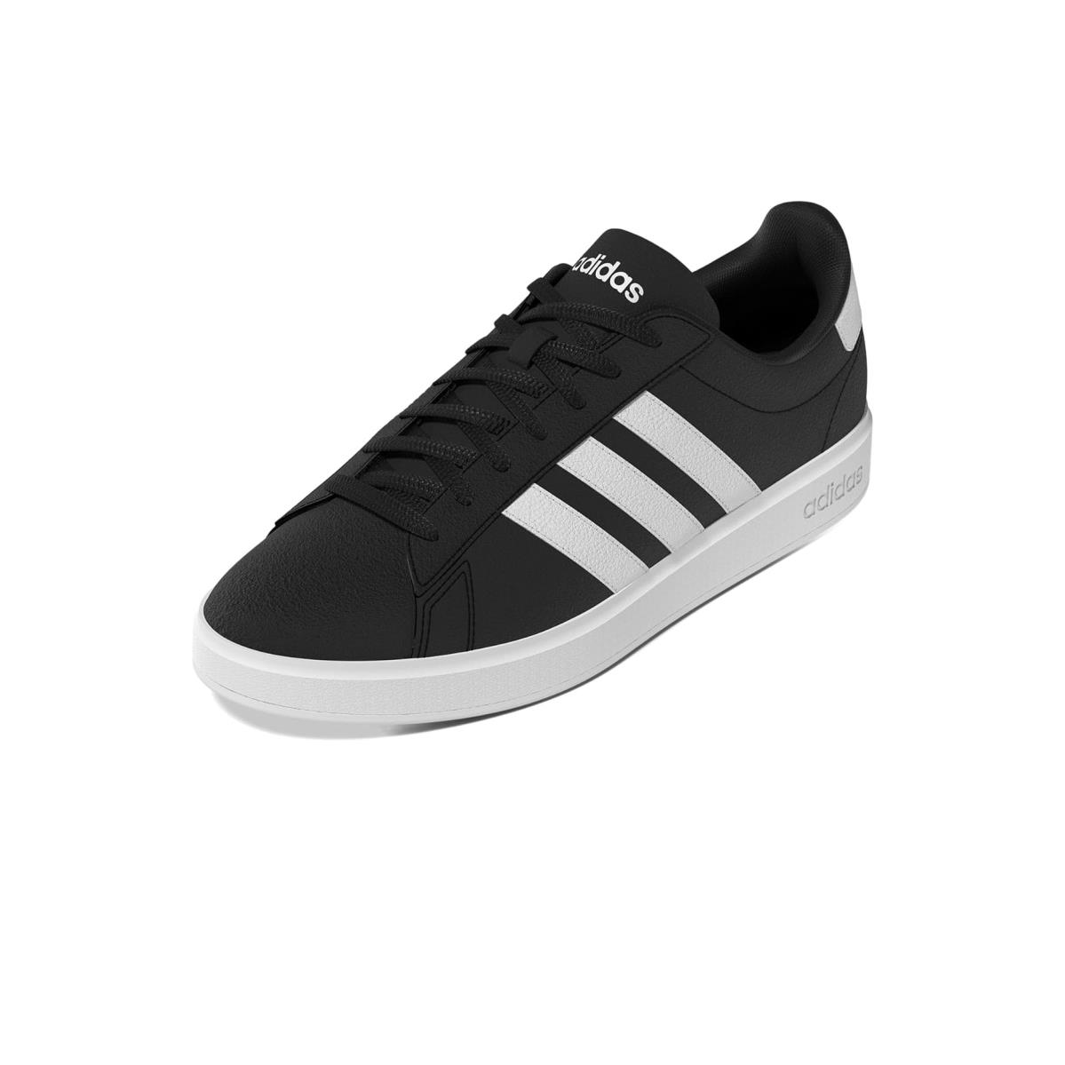Man`s Sneakers Athletic Shoes Adidas Grand Court 2.0 Black/White/Black