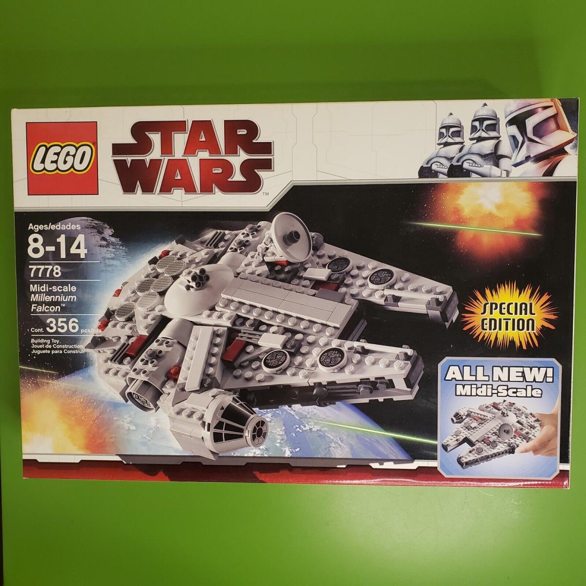 Lego Star Wars: Midi-scale Millennium Falcon 7778 Box. Look