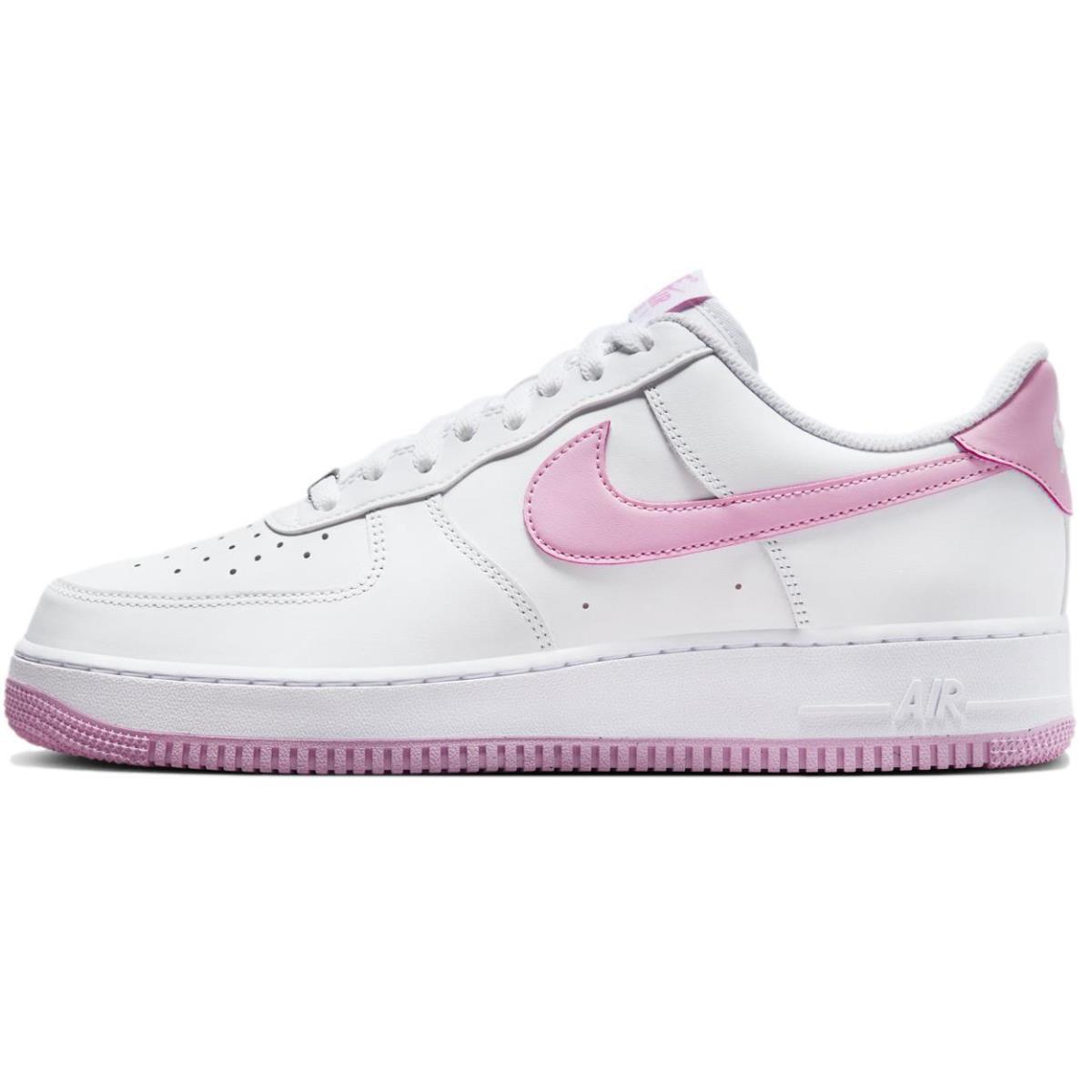 Nike Men`s Air Force 1 `07 `bubblegum` Shoes FJ4146-101 - White