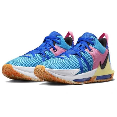 Nike Lebron Witness 7 DM1123-400 Men`s Hyper Royal Pink Basketball Shoes XR125 - Hyper Royal Pink