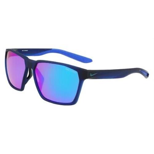 Nike Maverick E EV1096 Sunglasses Unisex Square 59mm - Frame: Matte Obsidian / Course Tint with Turo, Code: 451 Mt Obsidian/Course Tint W/Turo