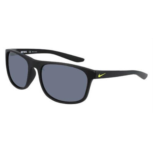 Nike Endure FJ2185 Sunglasses Matte Black/gray Silver 59mm