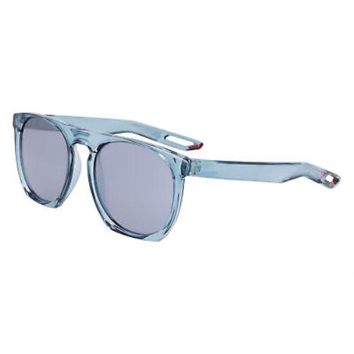 Nike Flatspot Xxii DV2258 Worn Blue Silver Flash 494 Sunglasses