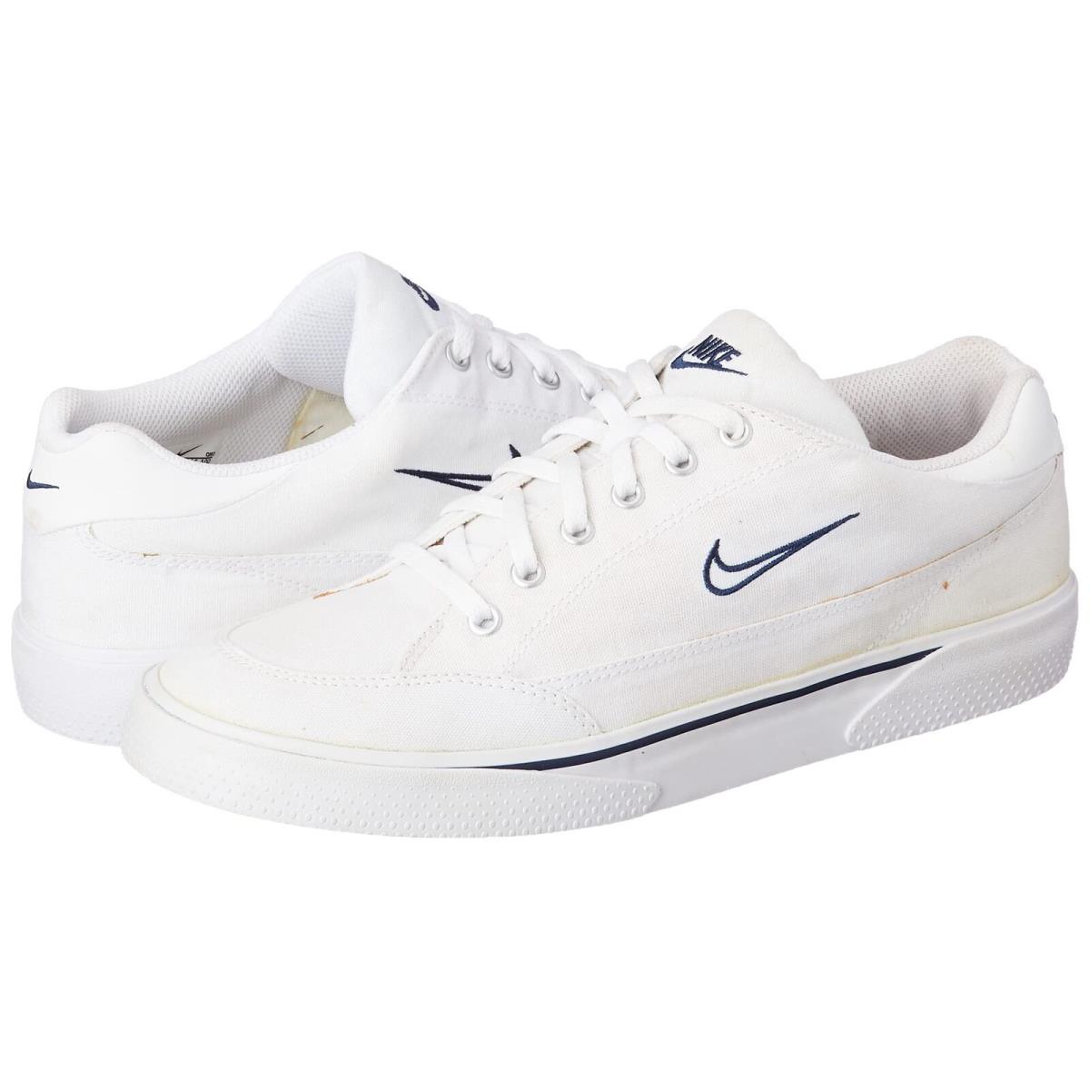 Nike Men`s Gts 97 Skateboarding Shoes White/midnight Navy
