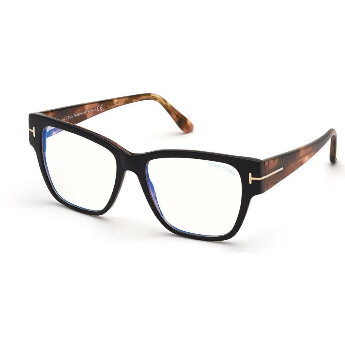 Tom Ford FT5745-B 005 Black Blue Block Women`s 54 mm Eyeglasses