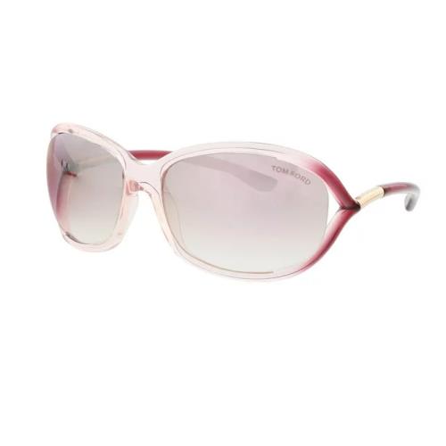 Tom Ford Jennifer TF8 72Z Pink / Pink Mirrored Sunglasses FT008 72Z 61mm