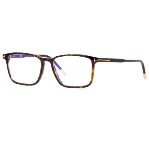 Tom Ford TF 5607-B 052 Havana Frame Blue Block Blocker Eyeglasses Frames 55-16