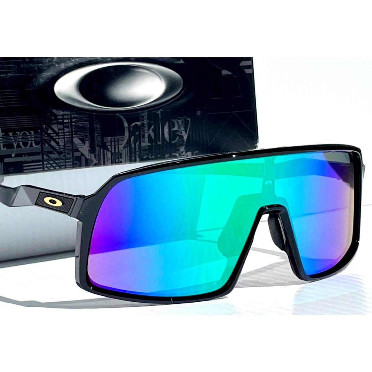 Oakley Sutro Polished Black Polarized Galaxy Jade Lens Sunglass 9406A