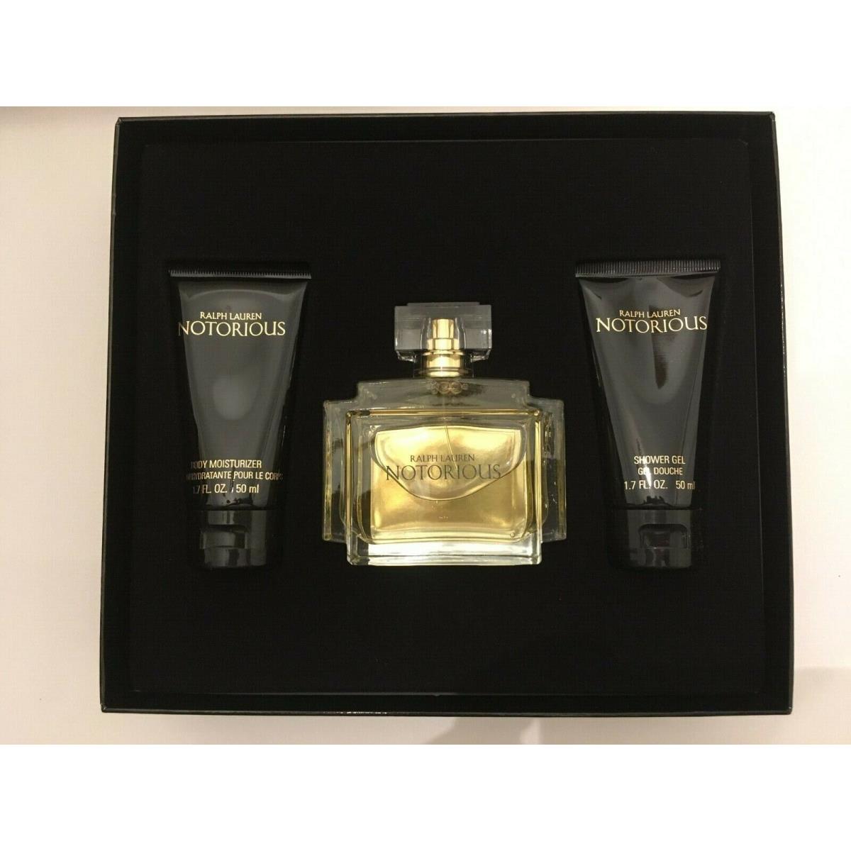 Vintage Notorious 3 Pcs Gift Set by Ralph Lauren For Women Rare