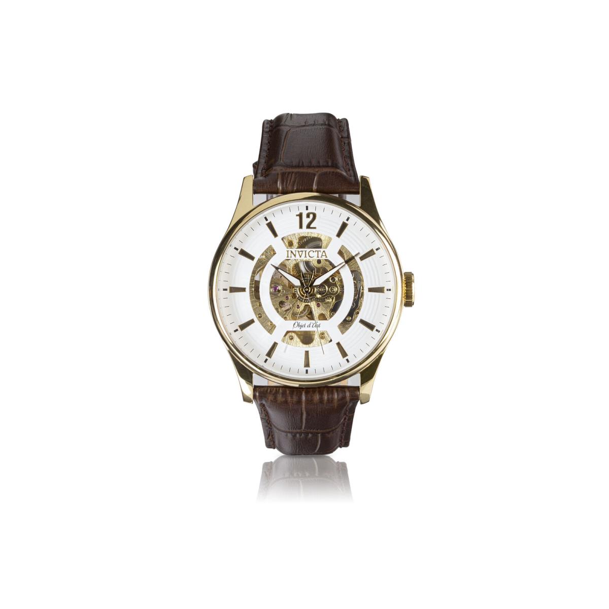 Invicta Mens 22595 Gold Stainless Steel Automatic Casual Watch
