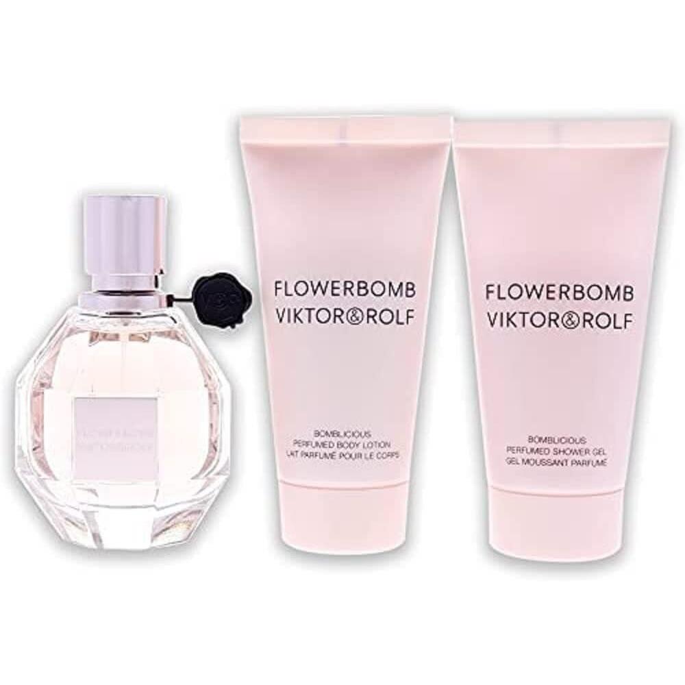 Viktor Rolf Flowerbomb Fairy Tale For Women - 3 Pc Gift Set 1.7oz