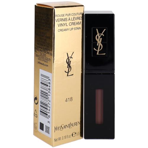 Purple Sound 418 By Yves Saint Laurent For Women Creamy Lip Stain 0.18oz