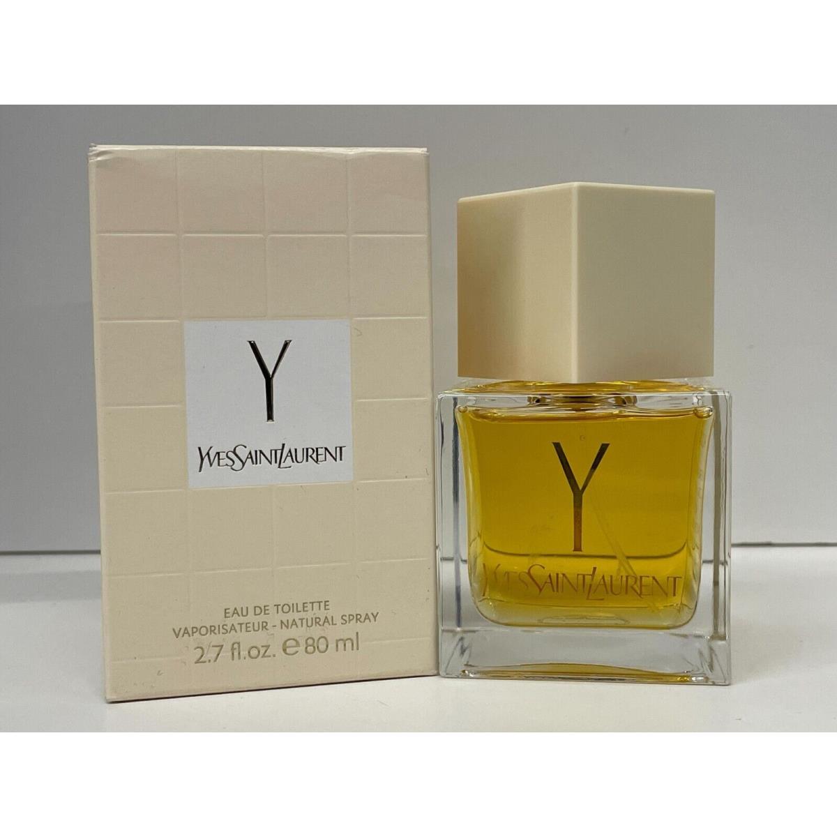 Y by Yves Saint Lauren 2.7oz / 80ml Edt Spray For Women Unsealed