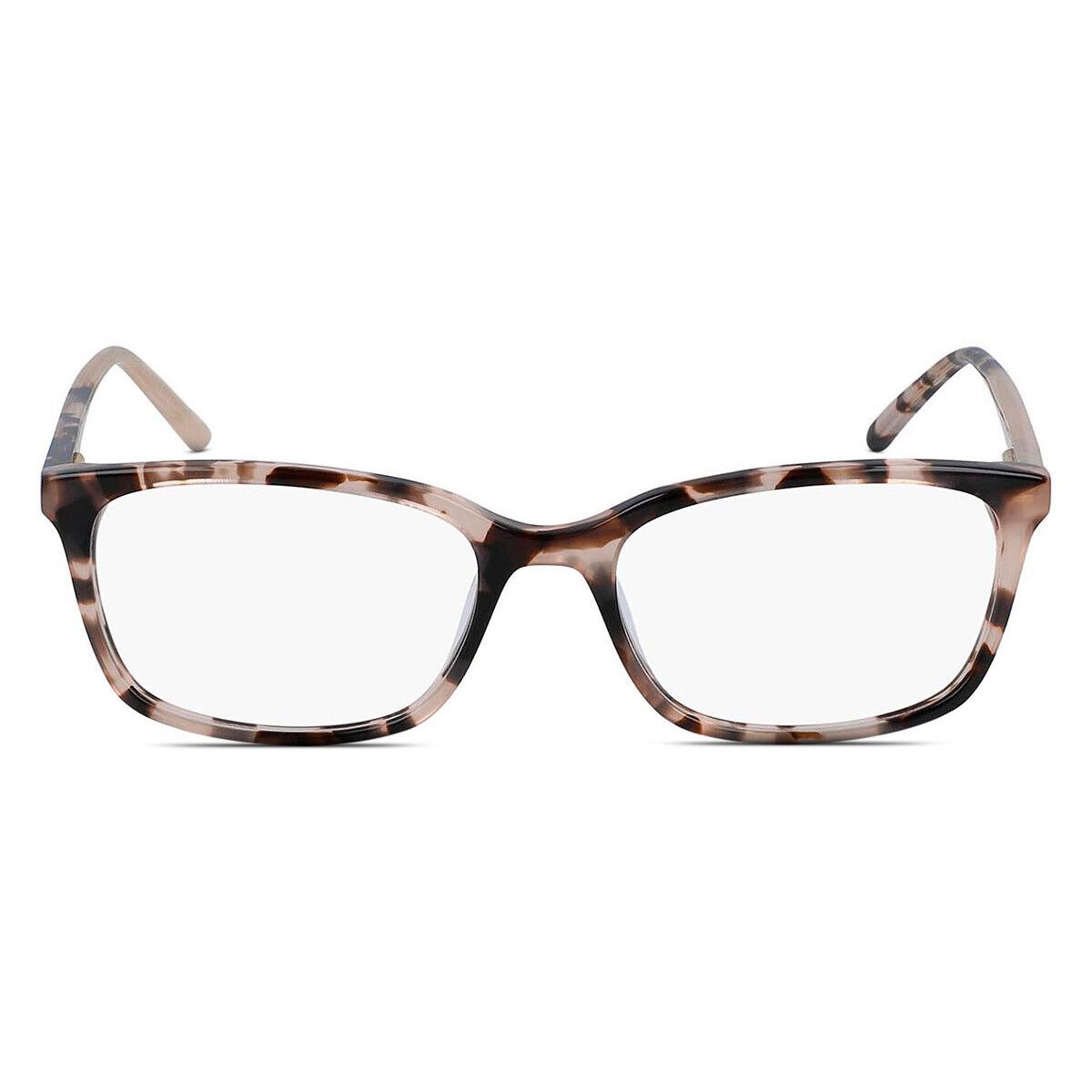 Dkny DK5008 Eyeglasses Women Tortoise Rectangle 52mm - Frame: Nude Tortoise, Lens: Demo, Code: 280 Nude Tortoise