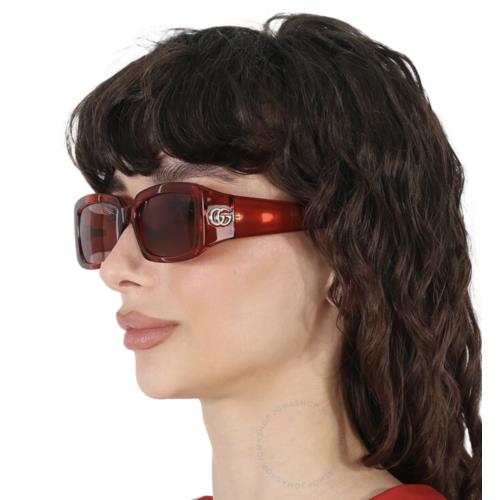 Gucci GG1403SK - 003 Burgundy Sunglasses