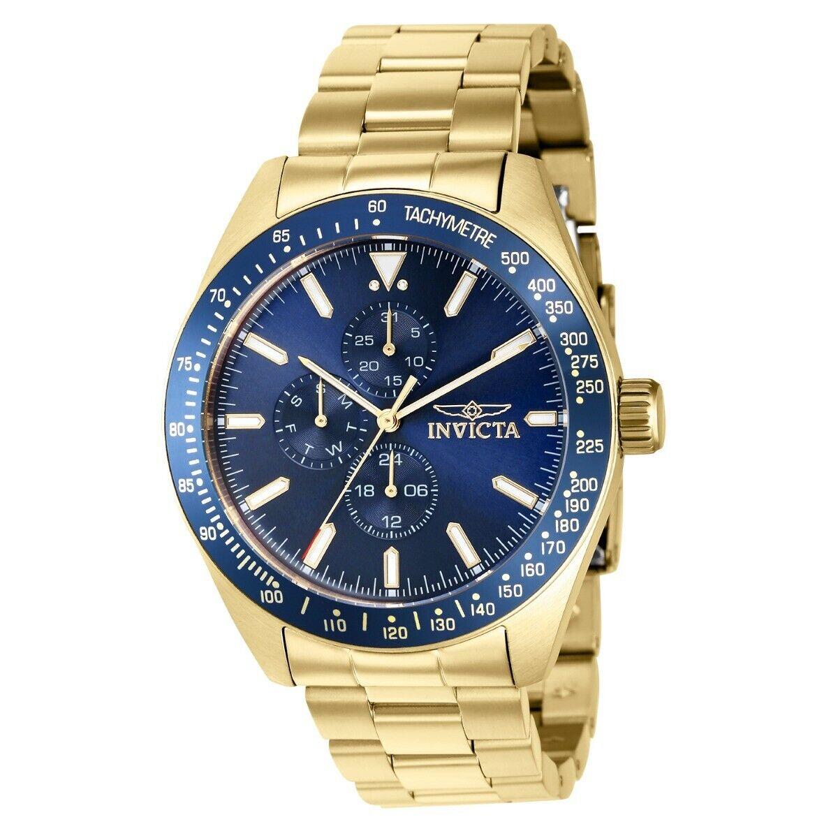 Invicta Aviator Men`s Watch - 45mm Gold 38967