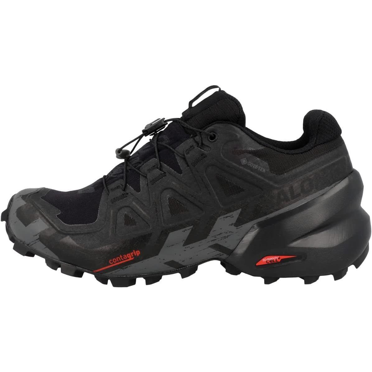 Salomon Women`s Speedcross 6 Trail Running Shoes Black/black/phantom Sizes 8