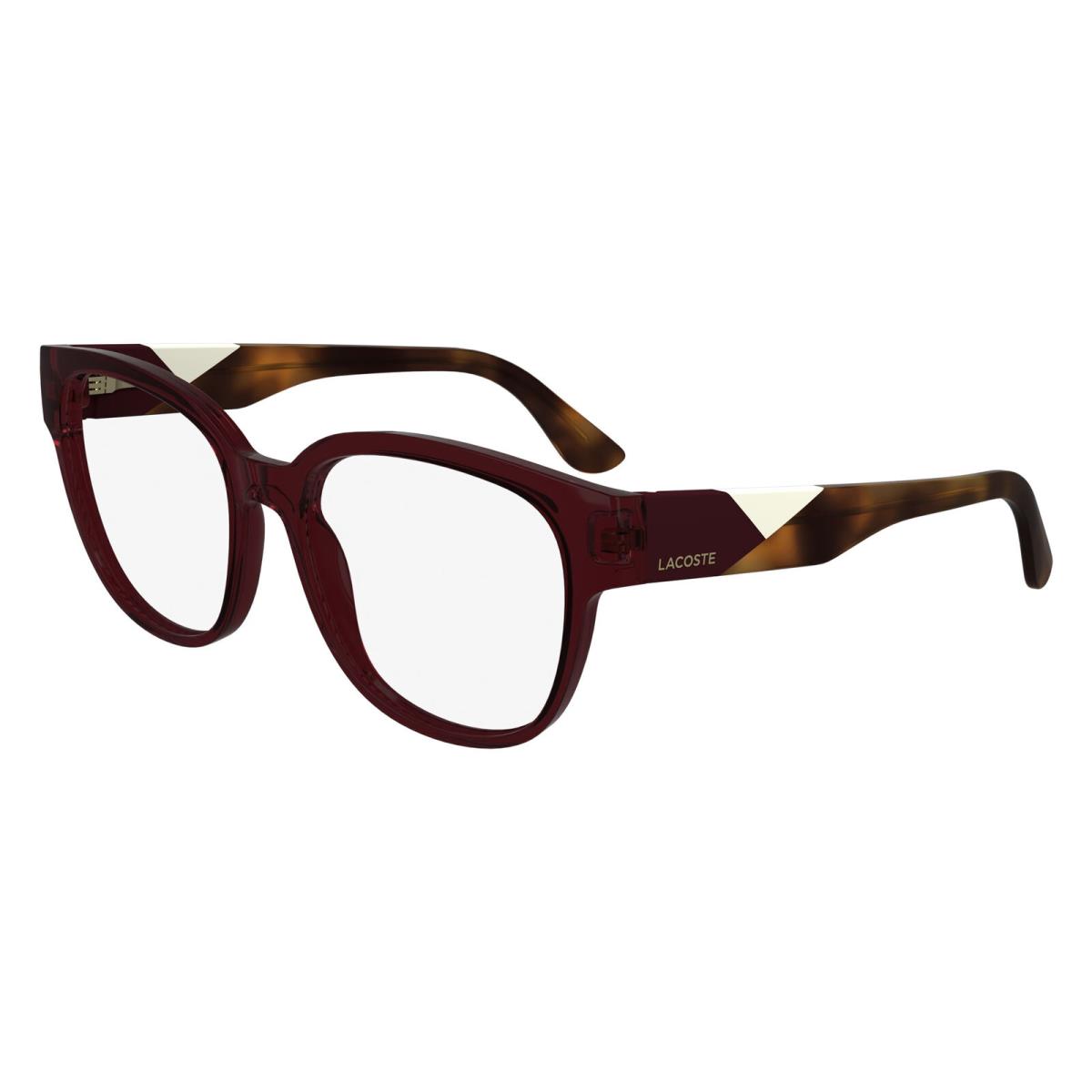 Lacoste L2953 Transparent Burgundy 601 Eyeglasses