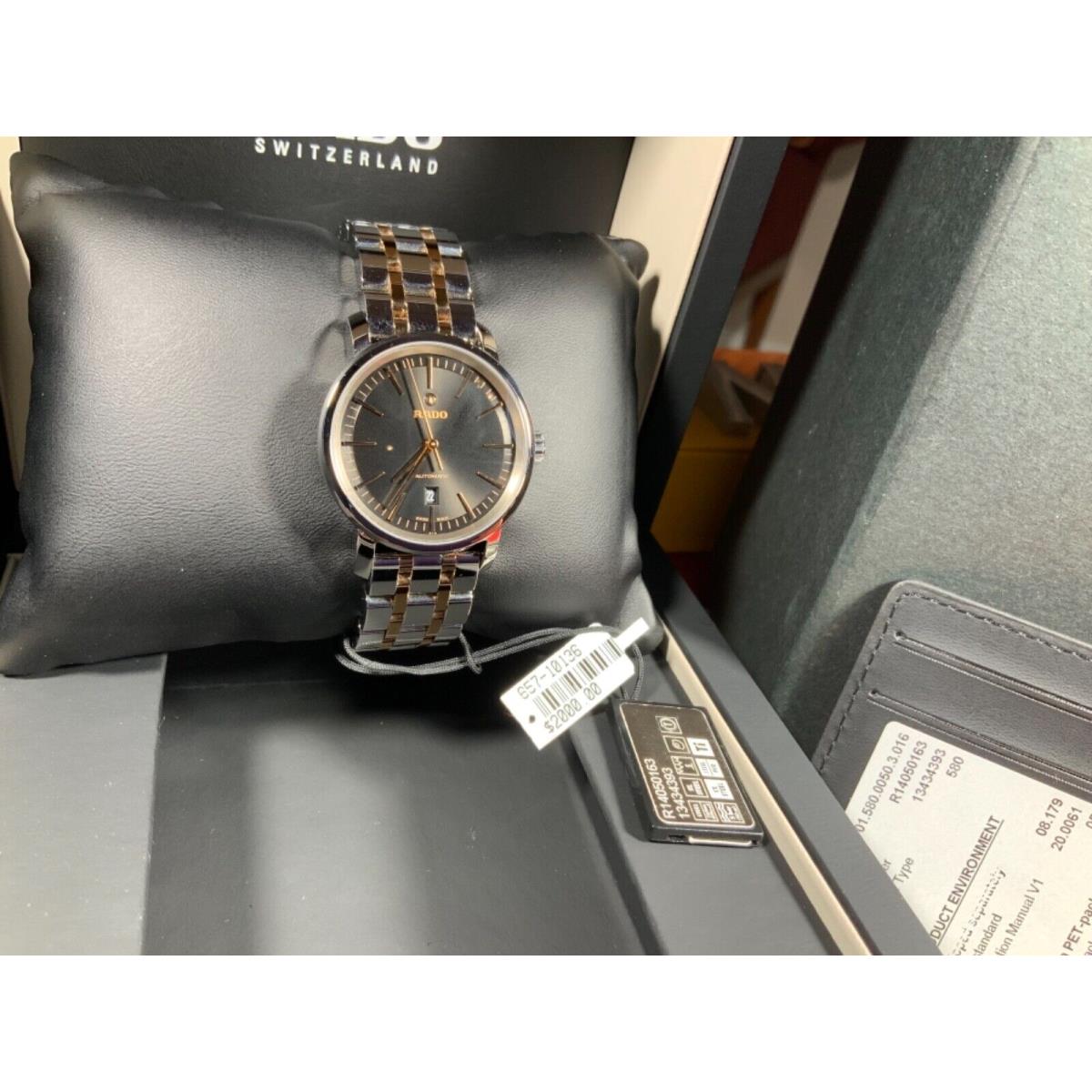 Rado Diamaster Automatic Black Dial Ladies 33mm Watch R14050163