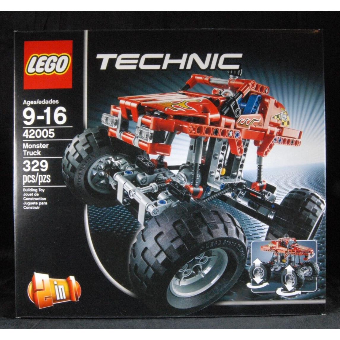 Lego Technic Monster Truck 42005 Retired Rare