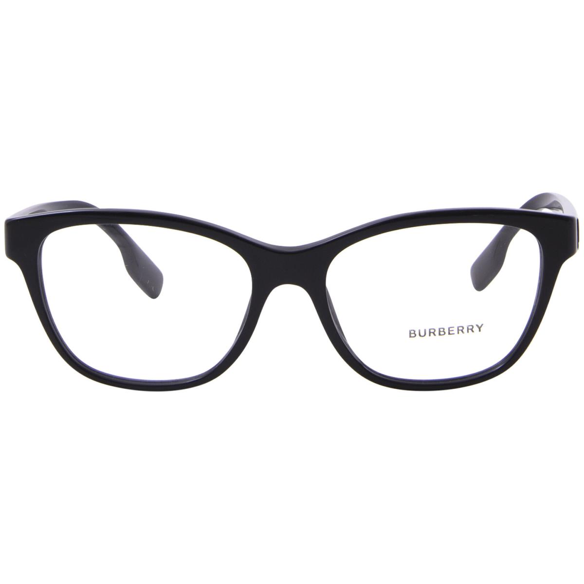 Burberry Auden BE2346 3001 Eyeglasses Women`s Black Full Rim Cat Eye 53mm