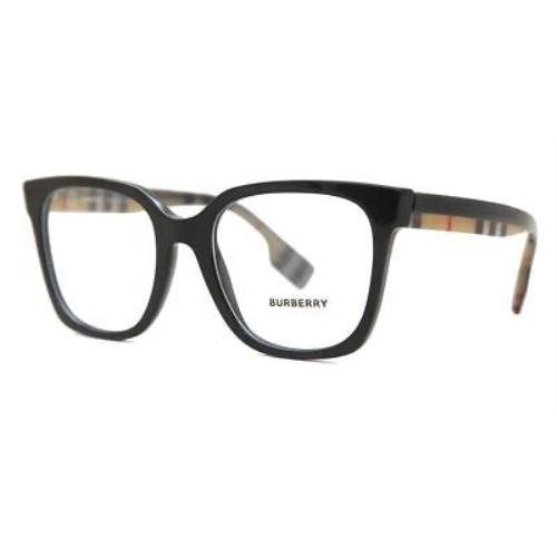 Burberry Eyeglasses BE2347 3942 50mm Black / Demo Lens