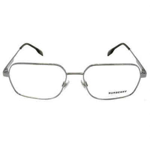 Burberry Demo Rectangular Men`s Eyeglasses BE1356 1003 55 BE1356 1003 55