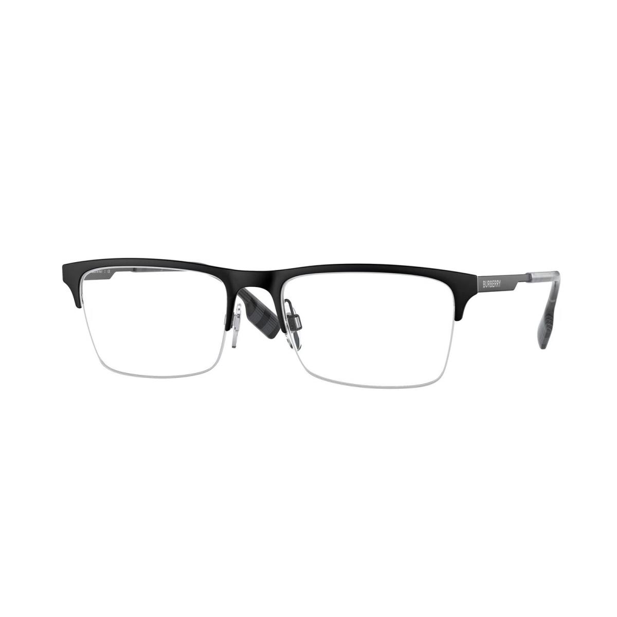 Burberry Eyeglasses BE1344 1007 55mm Matte Black / Demo Lens