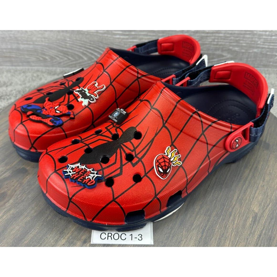 Crocs Spider-man Marvel All-terrain Adj. Strap Size M11/W13 - IN Comic Box