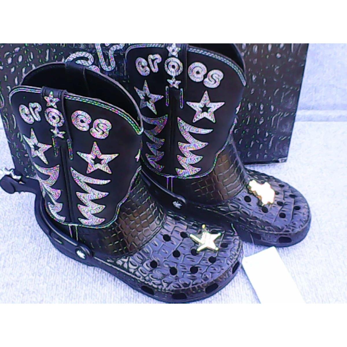 Crocs Cowboy Boots Men`s 5 Women`s 7 Limited Edition