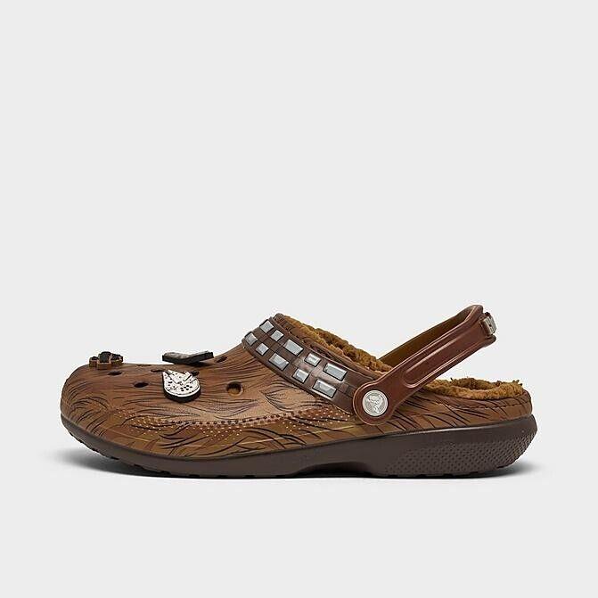 Star Wars Chewbacca X Crocs Classic Lined Clog Espresso 2023 Size M 8