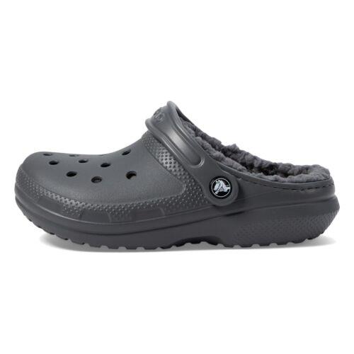 Crocs Unisex Adult`s Classic Lined Clog Slate Grey/smoke Size M6 - Slate Grey/Smoke