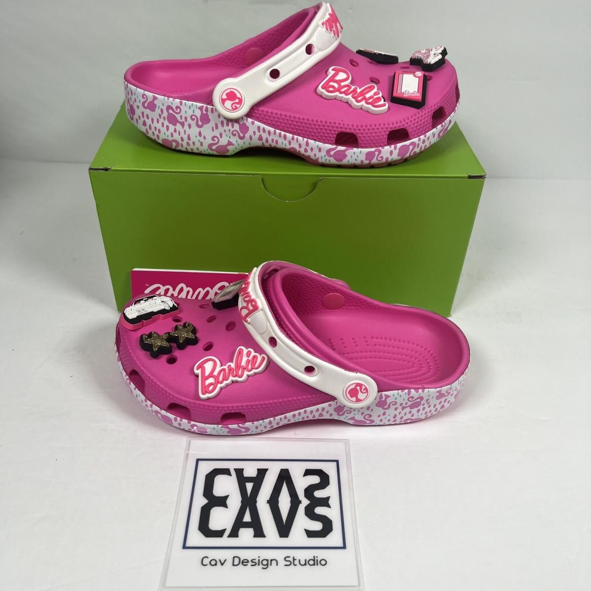 Crocs Women`s Limited Edition Barbie Classic Clog - Electric Pink Size 6W/4M