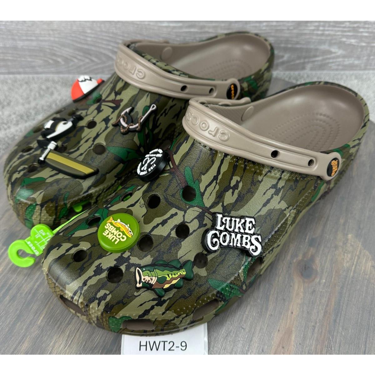 Luke Combs X Crocs Bootleggers Camo Mossy Oak Limited Edition Mens 13