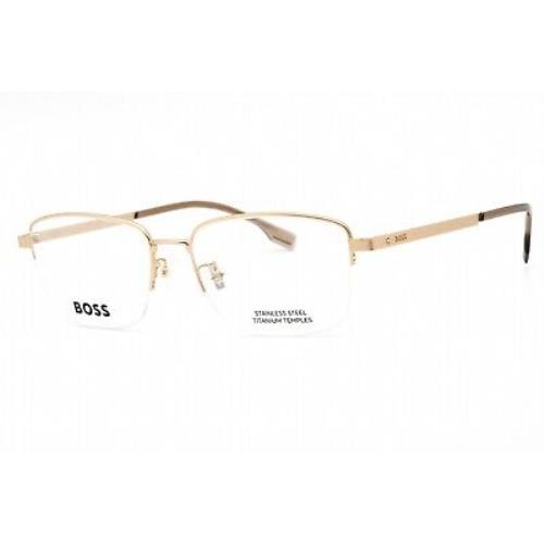 Hugo Boss Boss 1474/F 0AOZ 00 Eyeglasses Matte Gold Frame 55 Mm