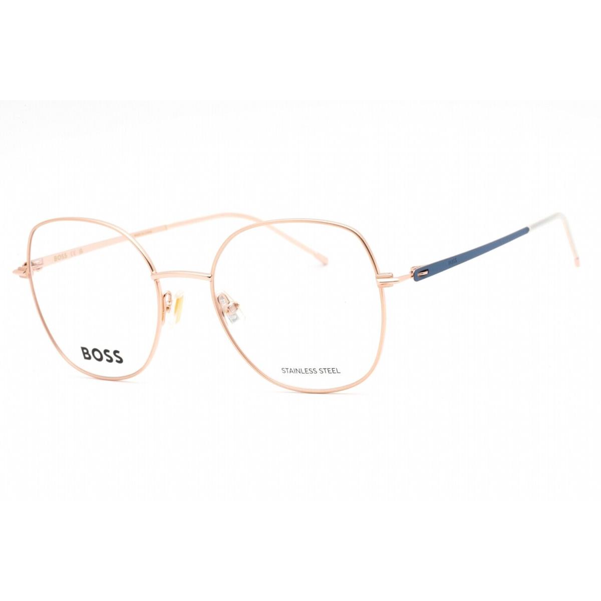 Hugo Boss Boss 1529 0LKS 00 Eyeglasses Gold Blue Frame 52mm