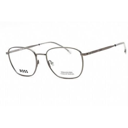 Hugo Boss Boss 1415 0R80 00 Eyeglasses Matte Dark Ruthenium Frame 55mm