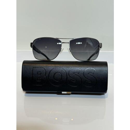 Hugo Boss 1559/S R80wj Matte Metal Polarized Men s Sunglasses