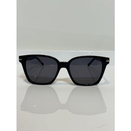 Hugo Boss 1288/S 807 Black Retro Square Men s Sunglasses 53mm