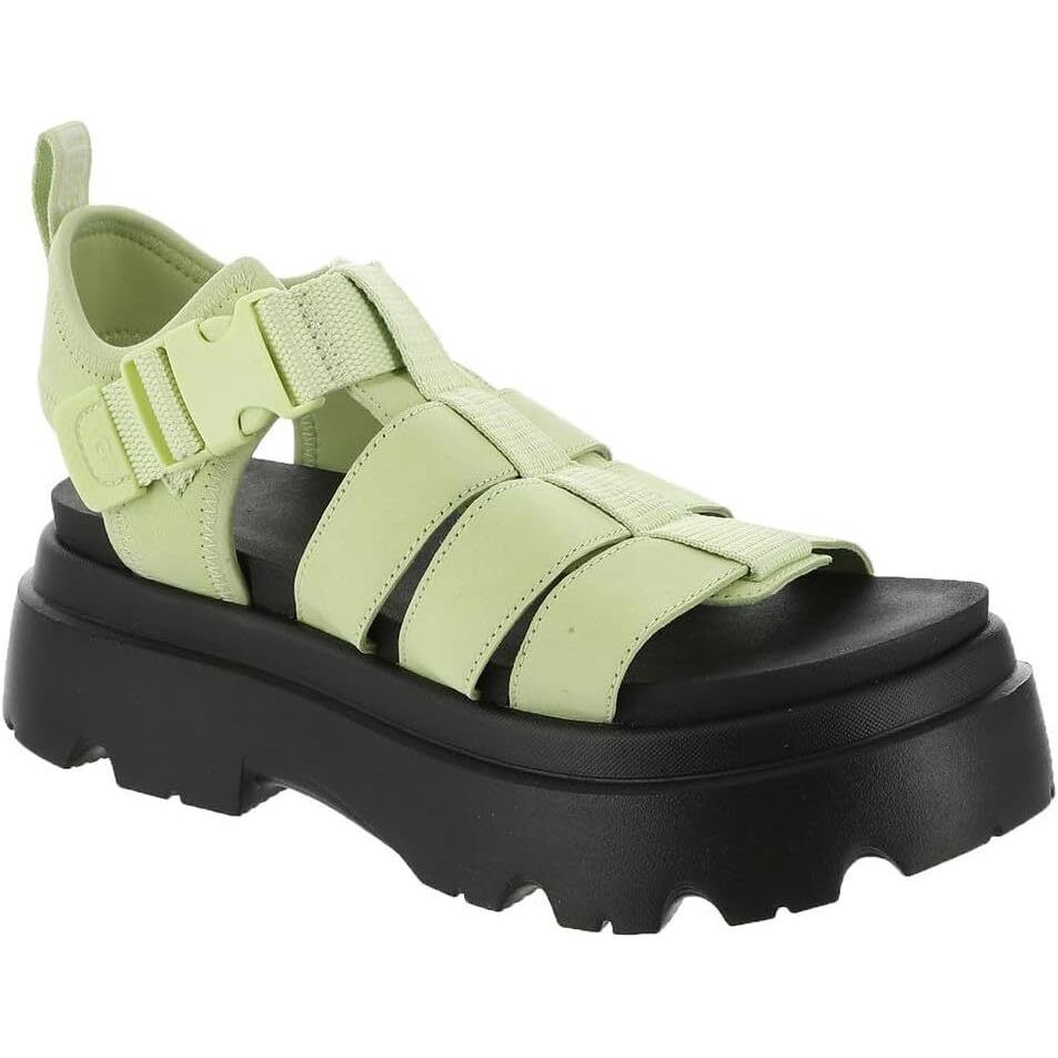 Women`s Shoes Ugg Cora Nubuck Fisherman Platform Sandals 1152698 Caterpillar