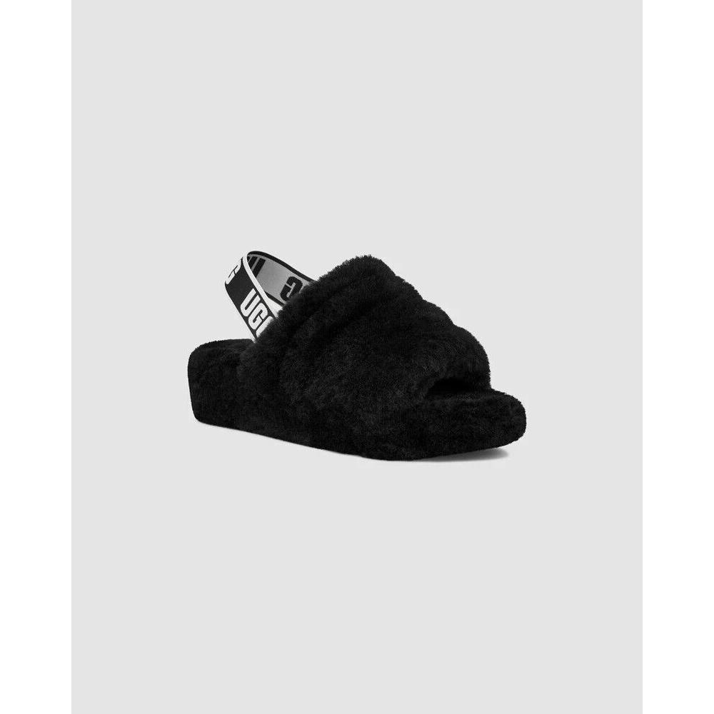 Ugg Women`s Fluff Yeah Slide Slipper Black 1095119