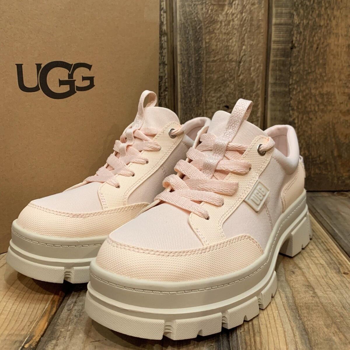 Womens US 9 Ugg Ashton Hybrid Platform Sneaker Shoe Combat Lug Rosy Beige