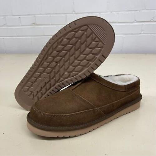 Koolaburra BY Ugg Graisen Slip-on Suede Slipper Men`s Size US 8 Brown