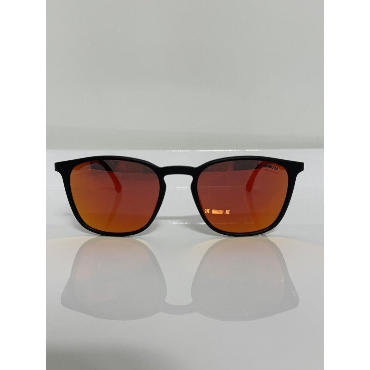 Carrera 8041S OITW3 Matte Black Fire Mirror Sunglasses